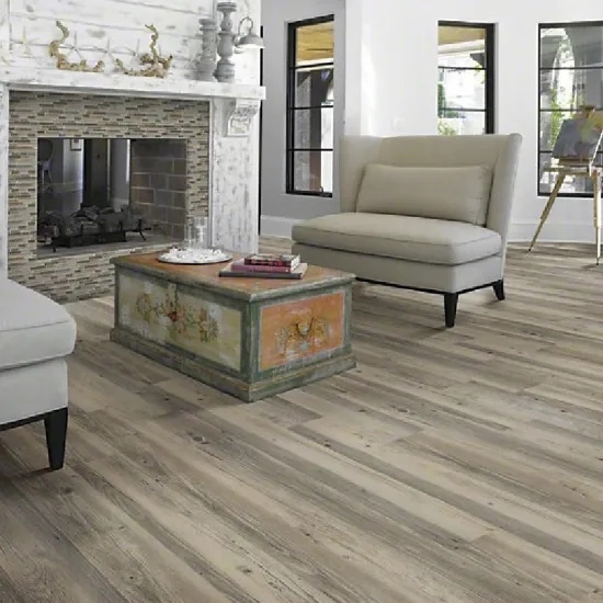 Engrave White Woodland WPC Vinyl Flooring