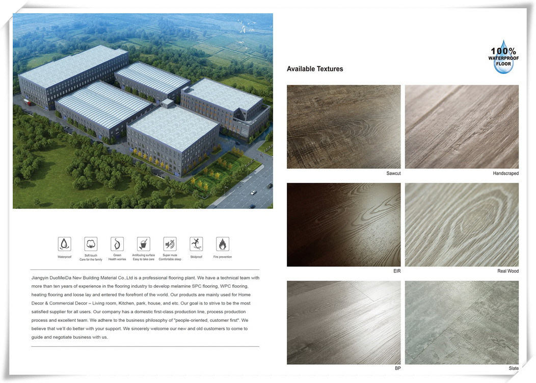 Indoor WPC Vinyl Flooring Viny Composite Using PVC Dance Floor