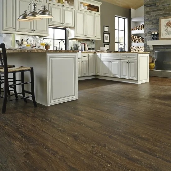 Solid Vinyl Lvt Resilient Flooring