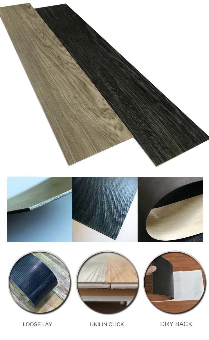 Anti Slip PVC Vinyl Flooring with Wood Effect